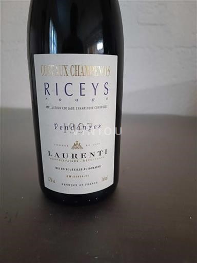 Champaña Coteaux champenois Laurenti Vendanges 1997