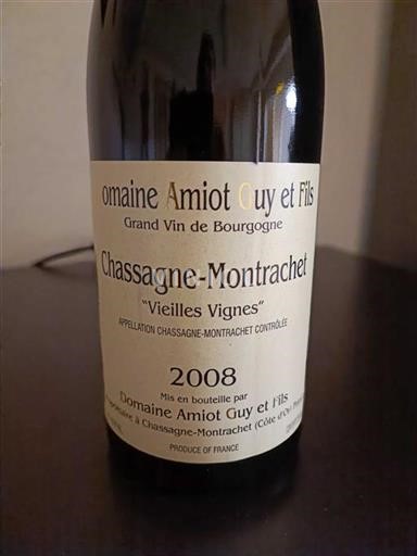 Borgogna Chassagne-Montrachet Domaine Amiot Guy Et Fils Vieilles Vignes 2008