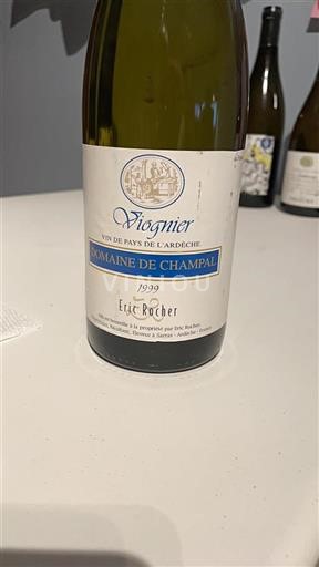 Alsace Ikke specificeret Domaine Champal Viognier 1999