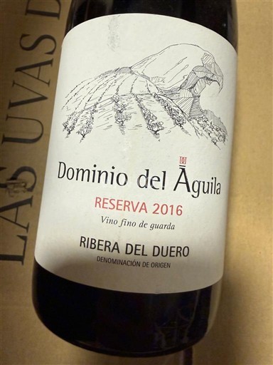 Castela e Leão Ribera del Duero Dominio Del Águila Reserva 2016