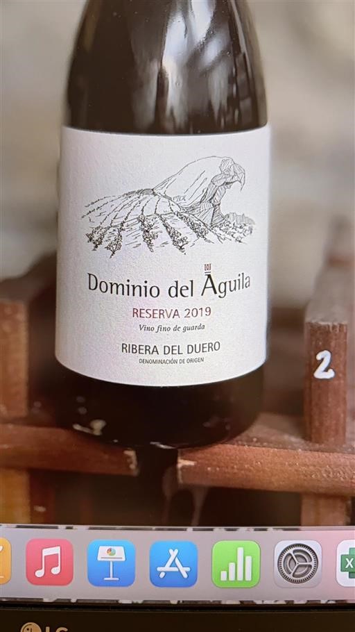 Castile and León Ribera del Duero Dominio Del Águila Reserva 2019
