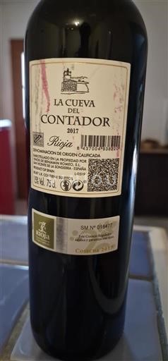 La Rioja Rioja La Cueva Del Contador 2017