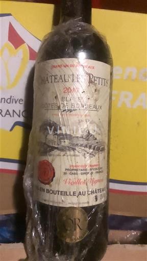 Bordeaux Blaye-côtes-de-bordeaux Château Les Petits Vieilles Vignes 2017