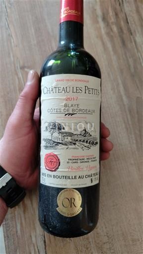 Bordoja Blaye-côtes-de-bordeaux Château Les Petits Vieilles Vignes 2017