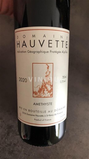 Provence Nicht spezifiziert Domaine Hauvette Améthyste 2020