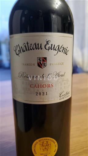 Sydvestfrankrig Cahors Château Eugénie Réserve de l'Aïeul 2021