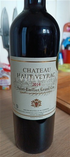 Бордо Сент-Емільйон Гран Крю Grand Cru Château Haut Veyrac 2014
