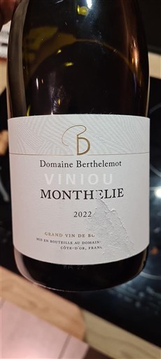 Burgundi Monthélie Domaine Berthelemot 2022