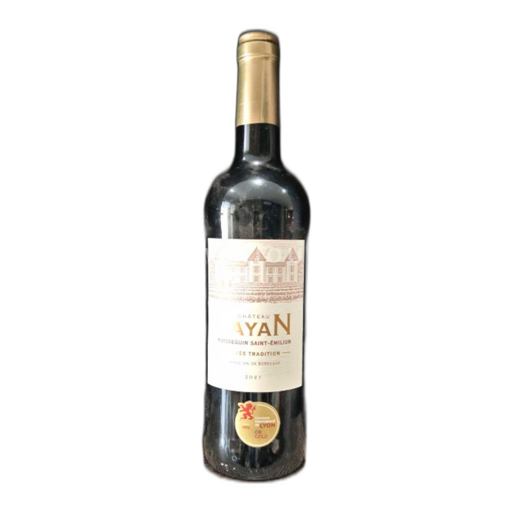 Vin Rouge sec Tradition Château Fayan 2021 France Bordeaux Puisseguin-saint-émilion AOC
