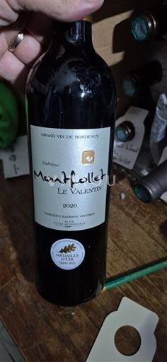 Bordeaux Blaye-Côtes-de-Bordeaux Château Montfollet Le Valentin 2020