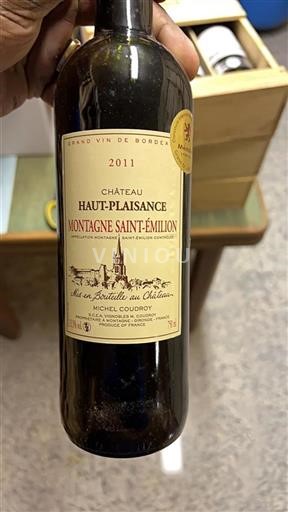 Burdeos Montagne-Saint-Émilion Château Haut Plaisance 2011