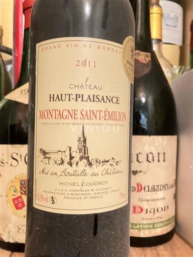 Bordeaux Montagne-saint-émilion Château Haut Plaisance 2011