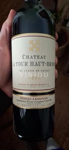 Bordéus Pessac-Léognan Grand Cru Château La Tour Hautbrion 2003