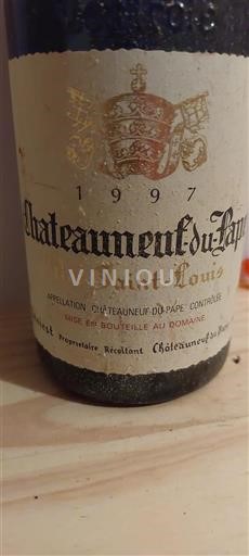 Rhônedalen Châteauneuf-du-Pape Cuvée Saintlouis 1997