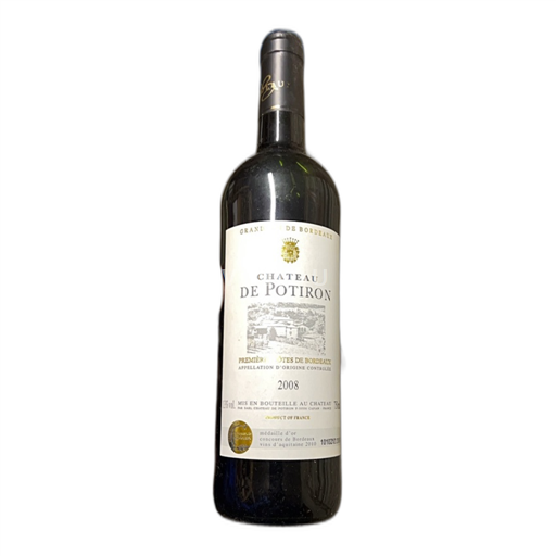 Burdeos Primeras Colinas de Burdeos Château Potiron 2008
