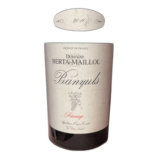 Roussillon Banyuls Berta Maillol Rimage 2010