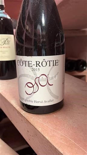 Rona dolina Côte-rôtie Vignoble Hervé Avallet 2015