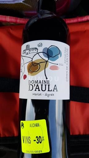Sudoeste Côtes de Gascogne Domaine Aula Merlot - Syrah 2022