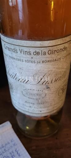 Bordeaux Premières Côtes de Bordeaux Château Lassalle 1955