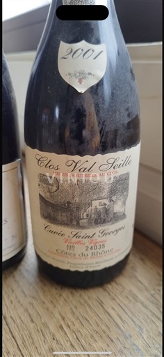 Thung lũng Rhône Côtes-du-rhône Clos Val Seille Saint Georges 2001