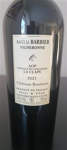 Languedoc La Clape Château Bouïsset Amélia Barbier Vigneronne 2021