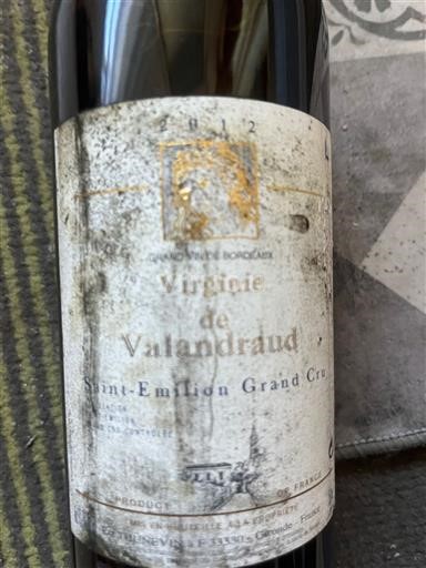 Bordeaux Saint-Émilion Grand Cru Grand Cru Valandraud Virginie de Valandraud 2012