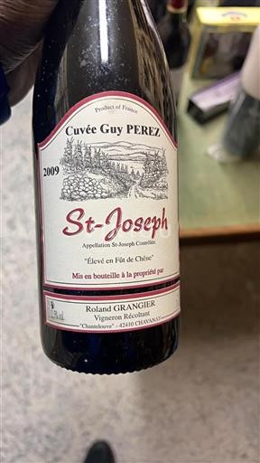Valle del Rodano Saint-Joseph Roland Grangier Guy Perez 2009