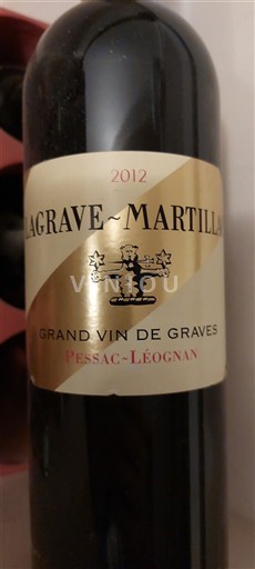 Bordeaux Pessac-Léognan Lagravemartillac 2012