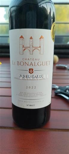 Bordeaux Château Le Bonalguet 2022