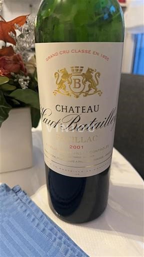 Bordeaux Pauillac Grand Cru Château Hautbatailley 2001