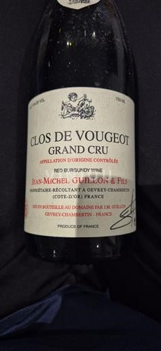 Bourgogne Clos-de-vougeot Grand Cru Jeanmichel Guillon & Fils 2016