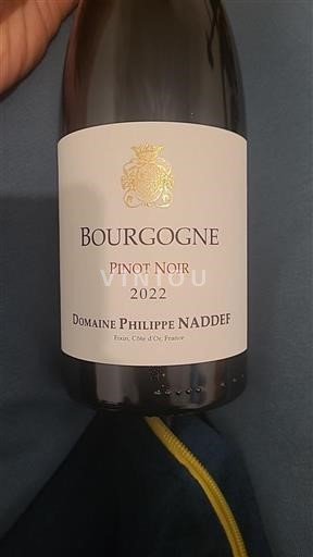 Bourgondië Bourgogne Domaine Philippe Naddef Pinot Noir 2022
