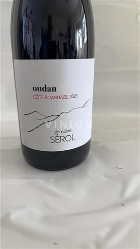 Vin Rouge sec Oudan Domaine Sérol 2023 France Vallée de la Loire Côte-roannaise AOC