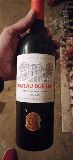 Bordeaux Côtes-de-Bordeaux Château Dufilhot 2020