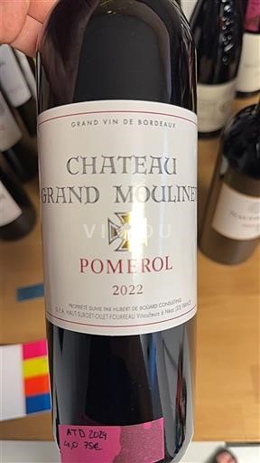 Bordeaux Pomerol Château Grand Moulinet 2022
