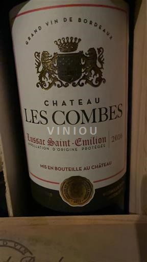 Bordeaux Lussac-Saint-Émilion Château Les Combes 2016