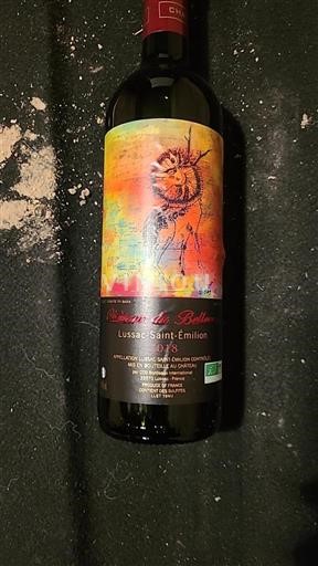 Bordeaux Lussac-Saint-Émilion Château Belles 2018
