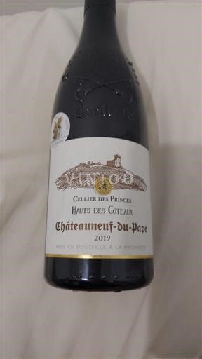 Thung lũng Rhône Châteauneuf-du-pape Cellier Des Princes Hauts des Coteaux 2019