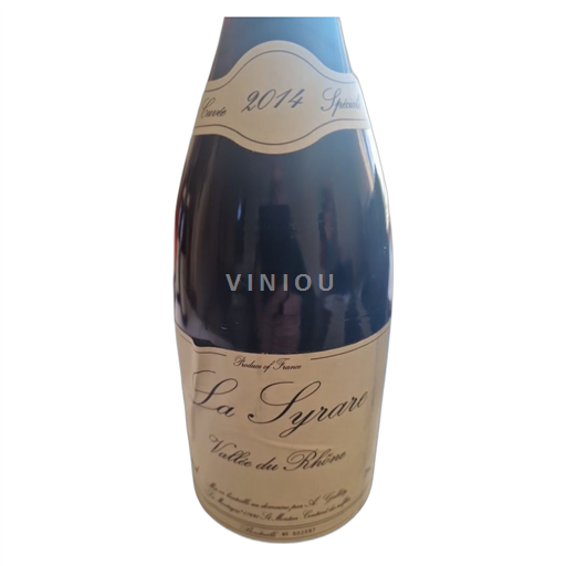 Rhônen laakso Côtes-du-vivarais Domaine Gallety Syrare 2014