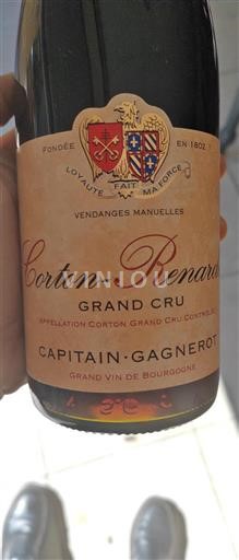 Borgonha Não especificado Grand Cru Capitaingagnerot Corton-Renardes Não Sazonado