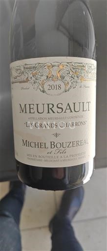 Burgund Meursault Michel Bouzereau Et Fils Les Grands Charrons 2018