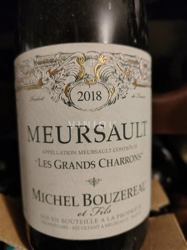 Borgonha Meursault Michel Bouzereau Et Fils Les Grands Charrons 2018