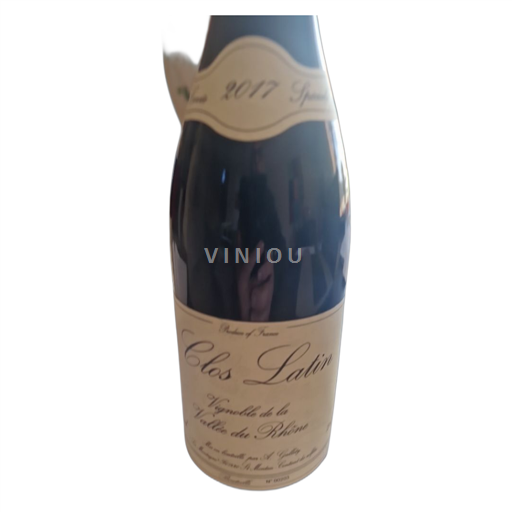 Rhônen laakso Côtes-du-vivarais Domaine Gallety Clos Latin 2017