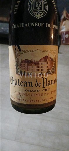 Rona dolina Châteauneuf-du-Pape Château Vaudieu Neleten.