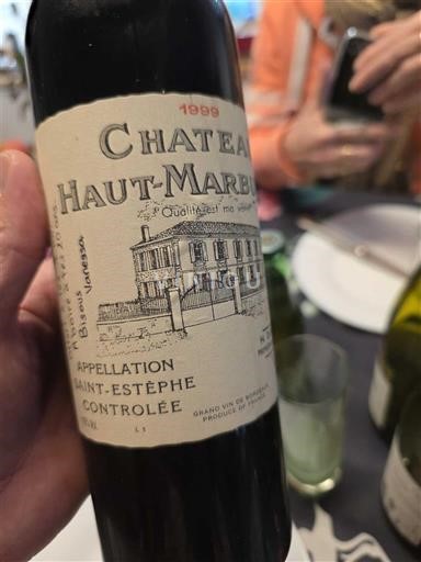 Bordeaux Saint-Estèphe Haut Marbuzet 1999