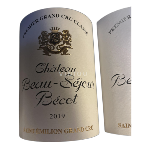 Bordeaux Saint-Émilion Grand Cru Château Beau-Séjour Bécot 2019