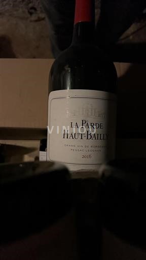 Bordeaux Pessac-Léognan Château Hautbailly La Parde 2016