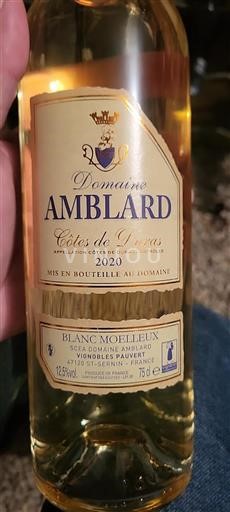Südwestfrankreich Côtes de Duras Domaine Amblard 2020