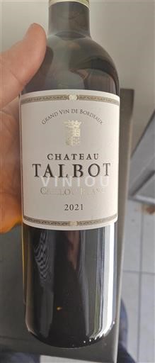 Bordeaux Ospecificerad Talbot Caillou Blanc 2021