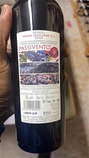 Sicilien Ikke specificeret Passivento 2018